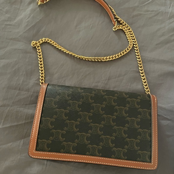 SOLD 🏆Celine triomphe  Wallet on chain - Picture 4 of 14